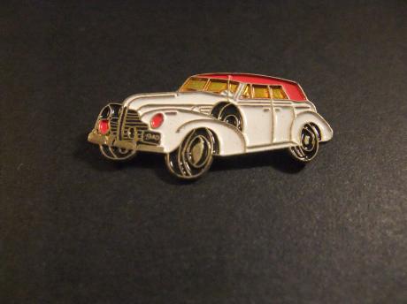 Buick 41 oldtimer auto 1940 wit